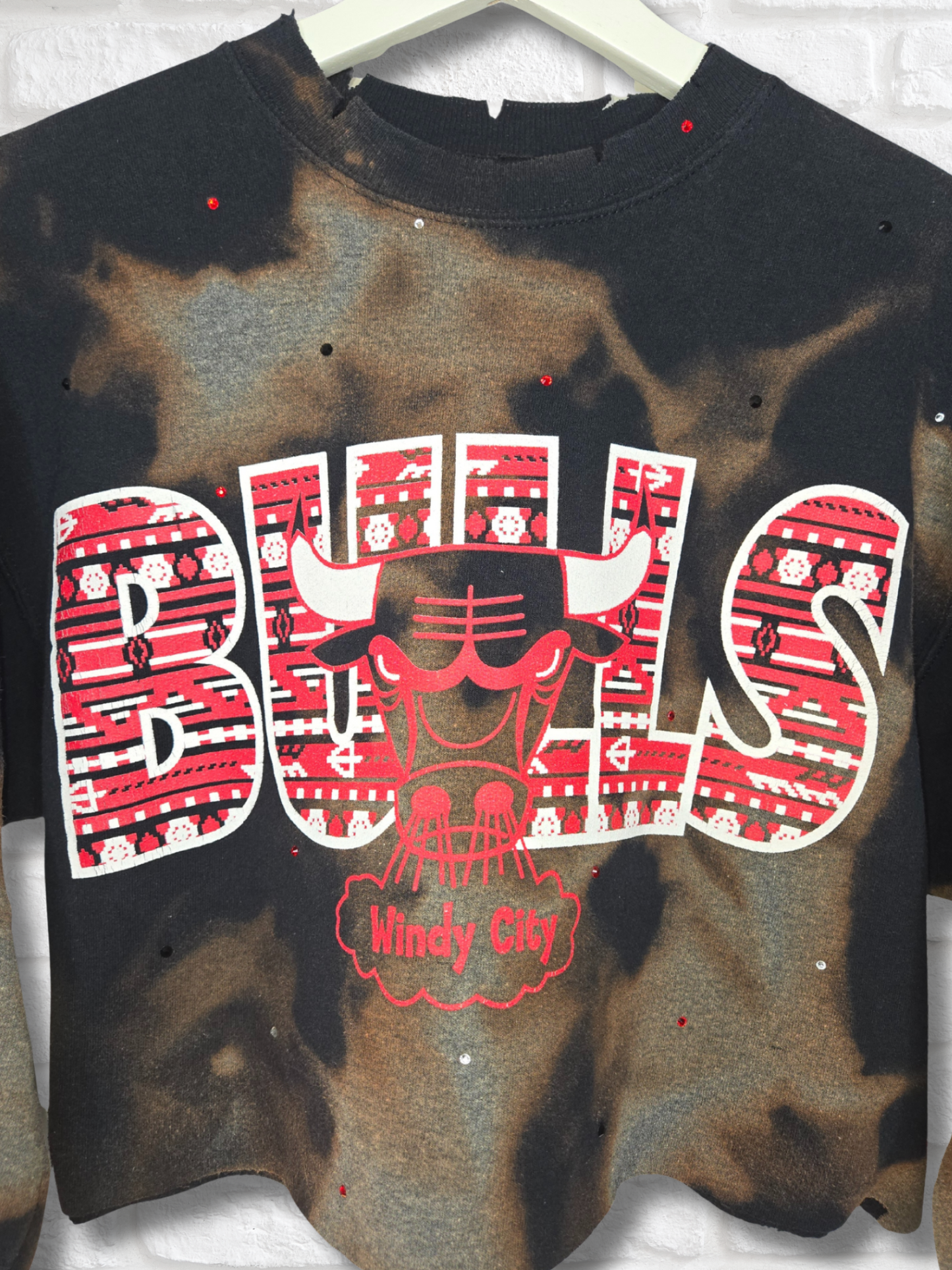 Chicago Bulls Crop Sweatshirt