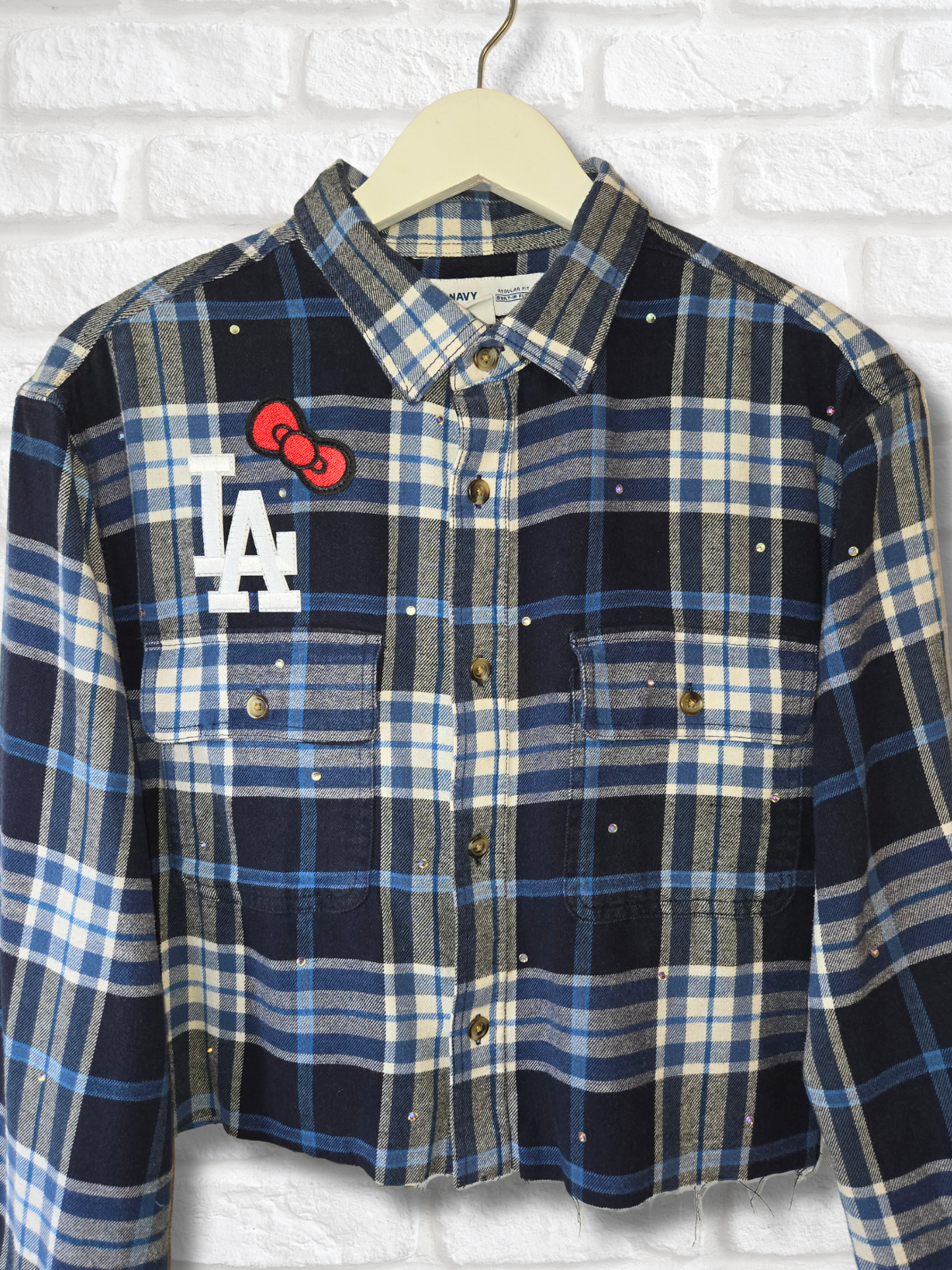Dodgers HK Crop Flannel