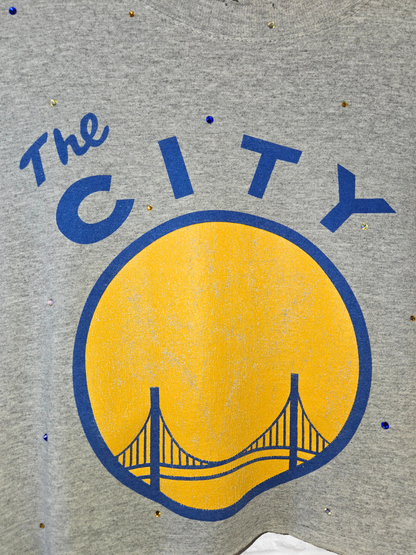 Golden State Warriors Crop Top- Small