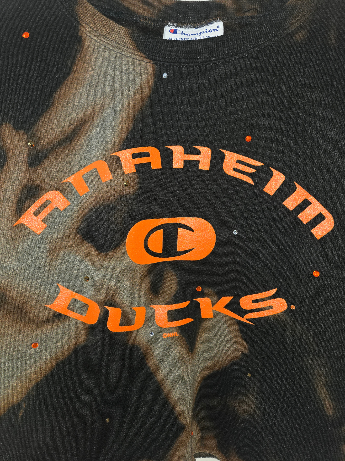 Anaheim Ducks Crop Sweatshirt - Small