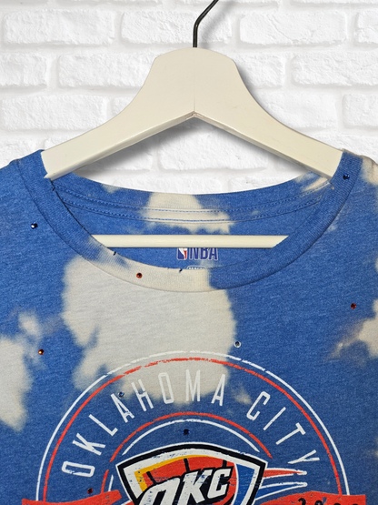OKC Thunder Crop Top - Medium