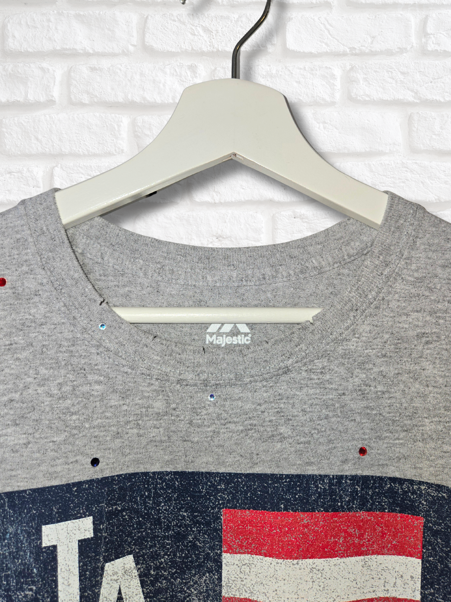 Los Angeles Dodgers Stars & Stripes Crop Top- XL