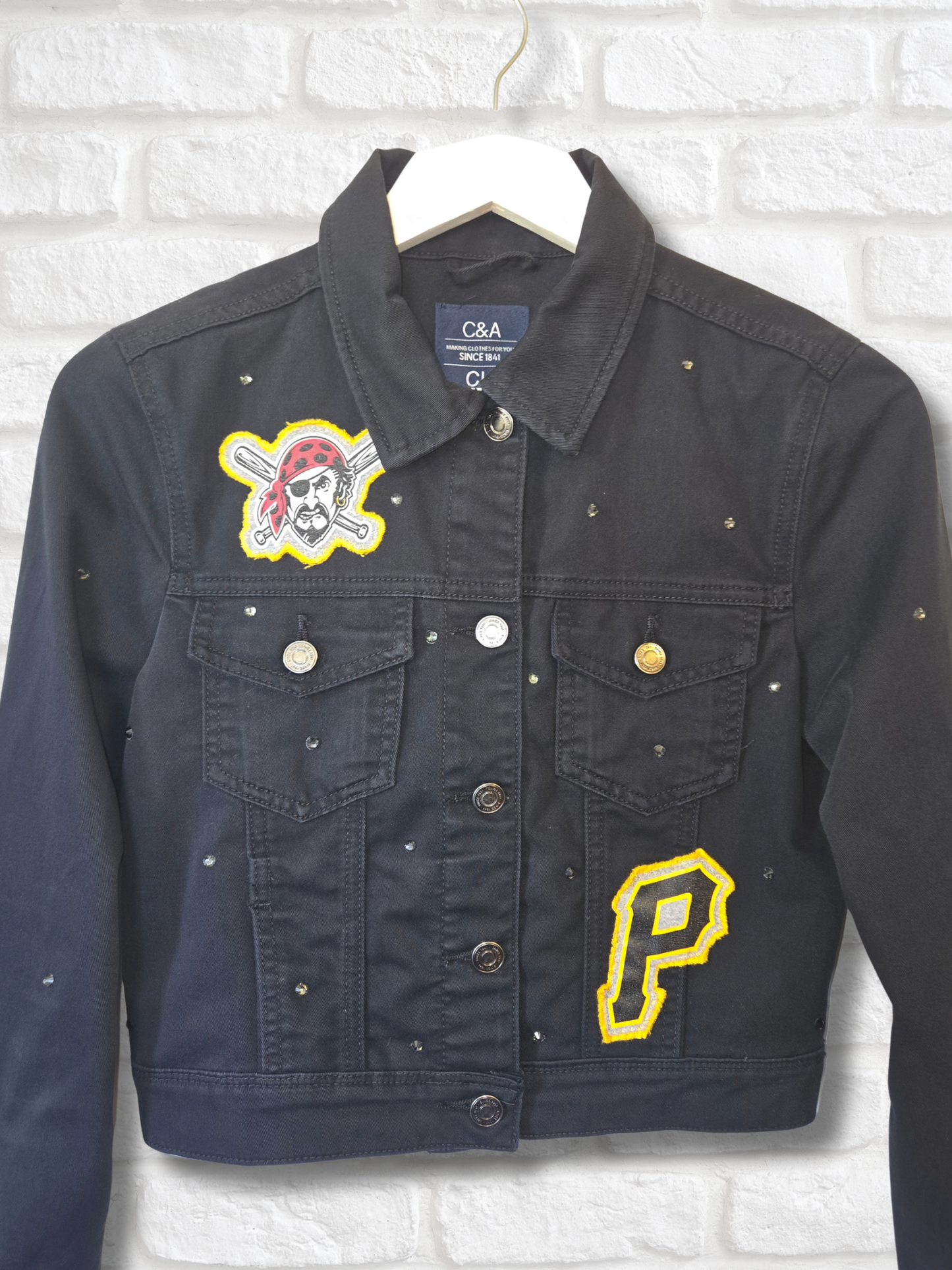 Pittsburgh Pirates Crop Jacket- XS/S