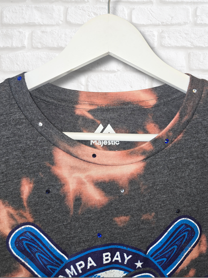 Tampa Bay Rays Crop Top- Large