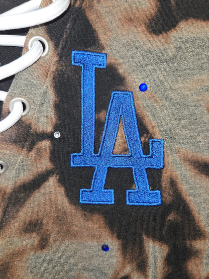 Los Angeles Dodgers Crop Hoodie - Medium