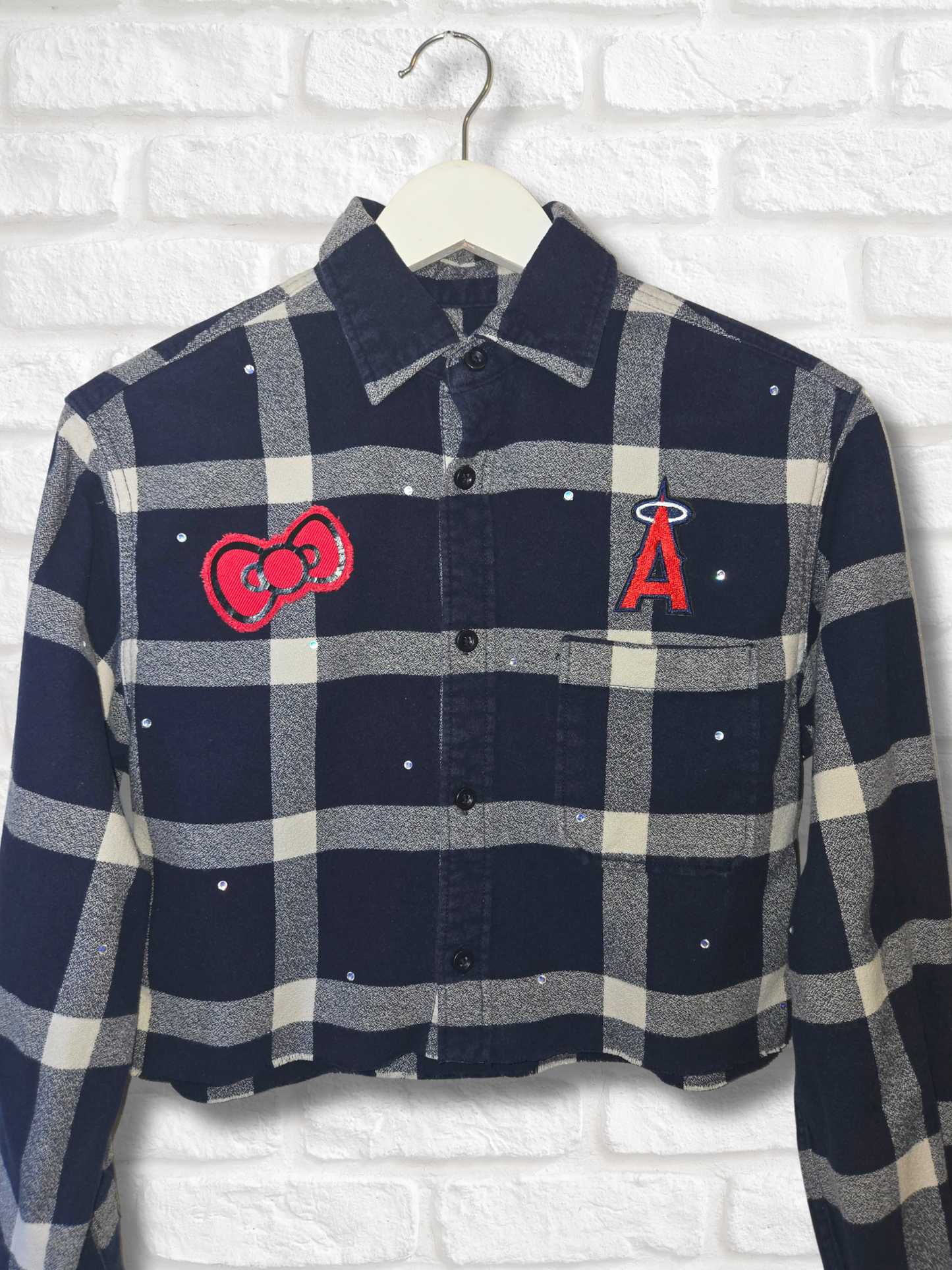 Angels HK Crop Flannel- Small