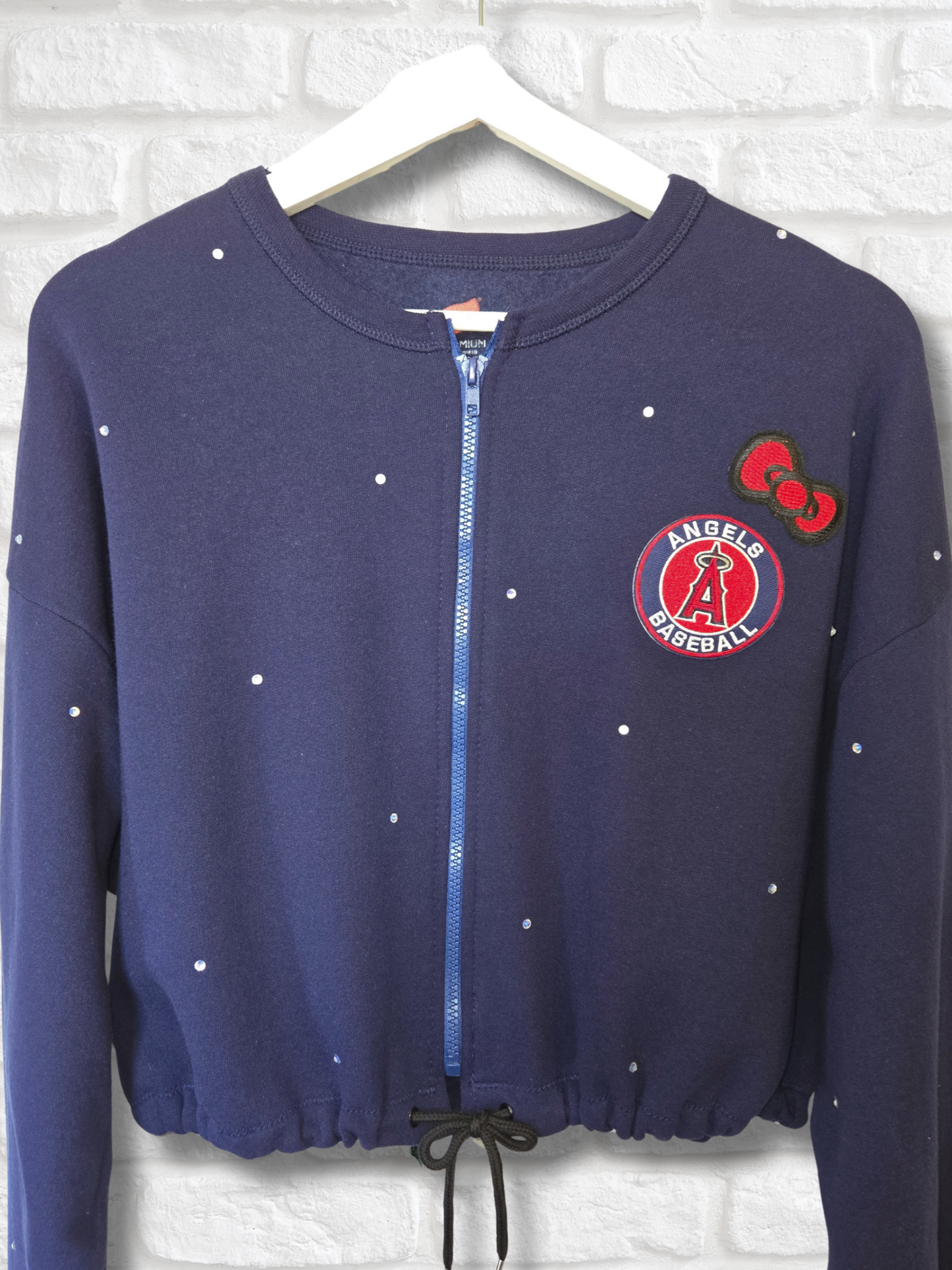 Los Angeles Angels HK Crop Zip-Up Sweatshirt - XL