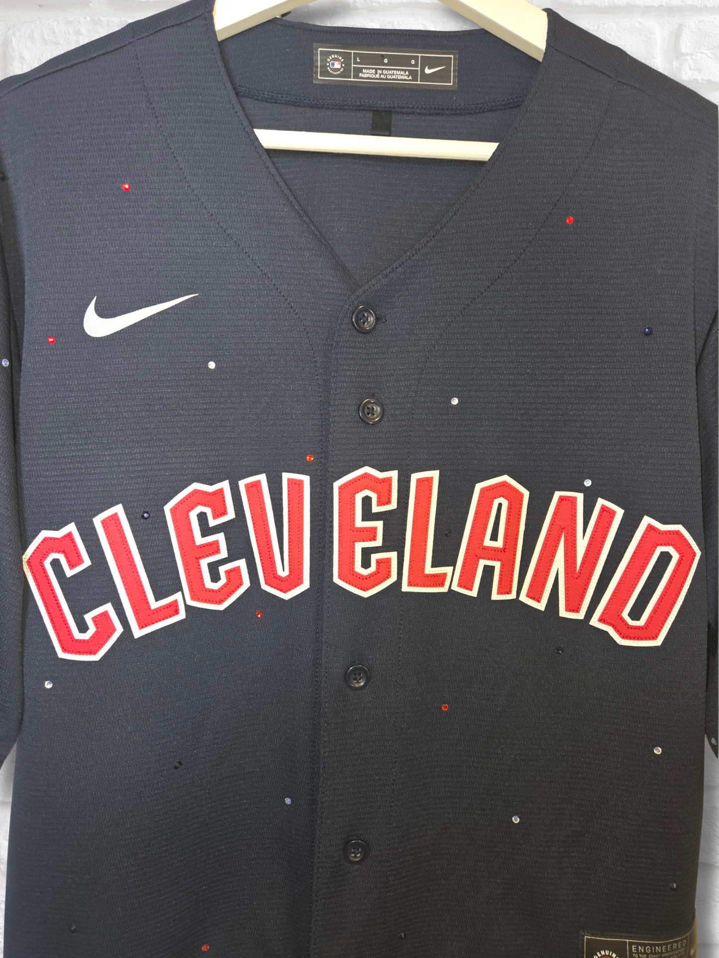 Cleveland Guardians Crop Jersey- Large