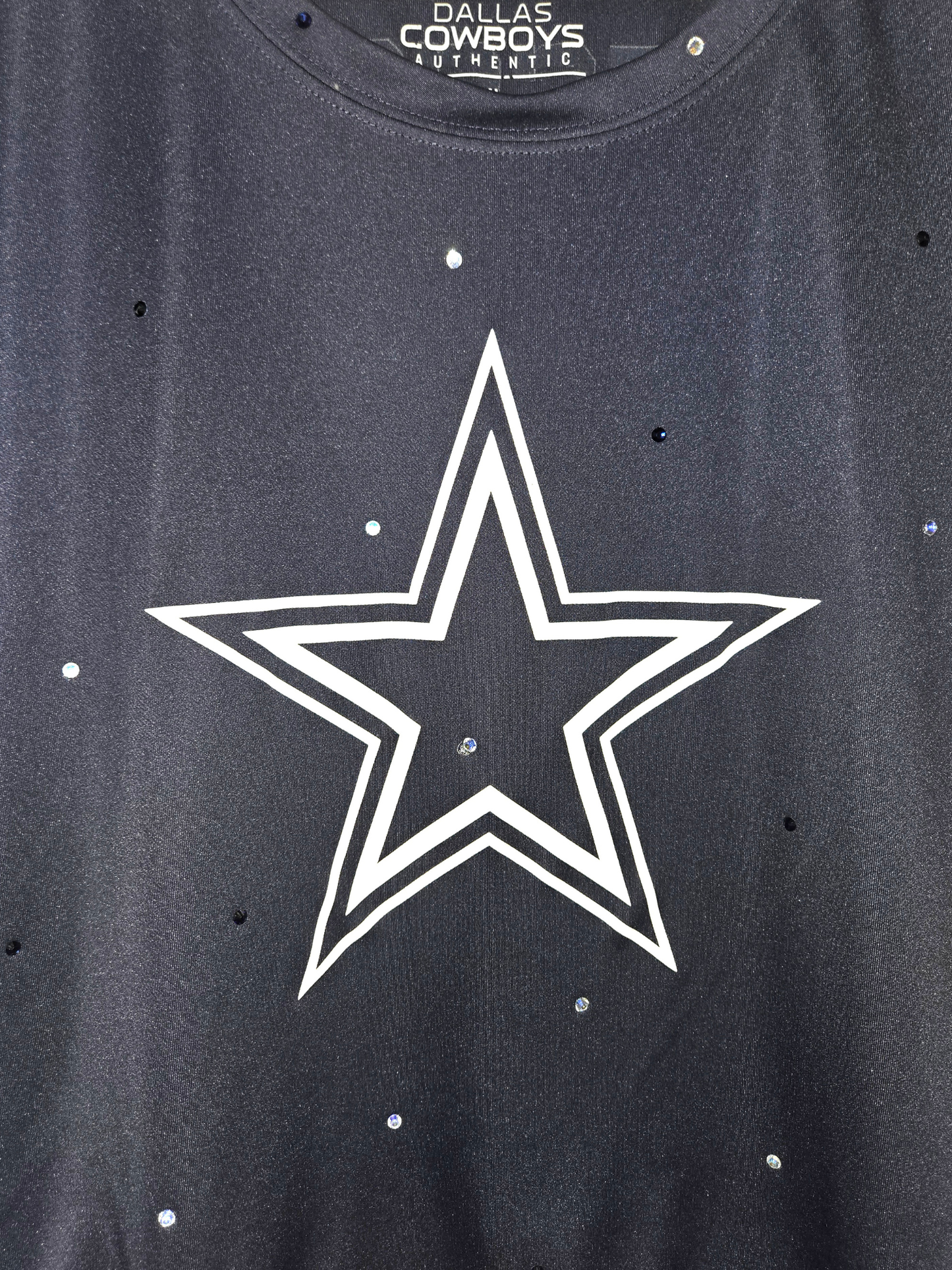 Dallas Cowboys Ruffle Crop Top - XL