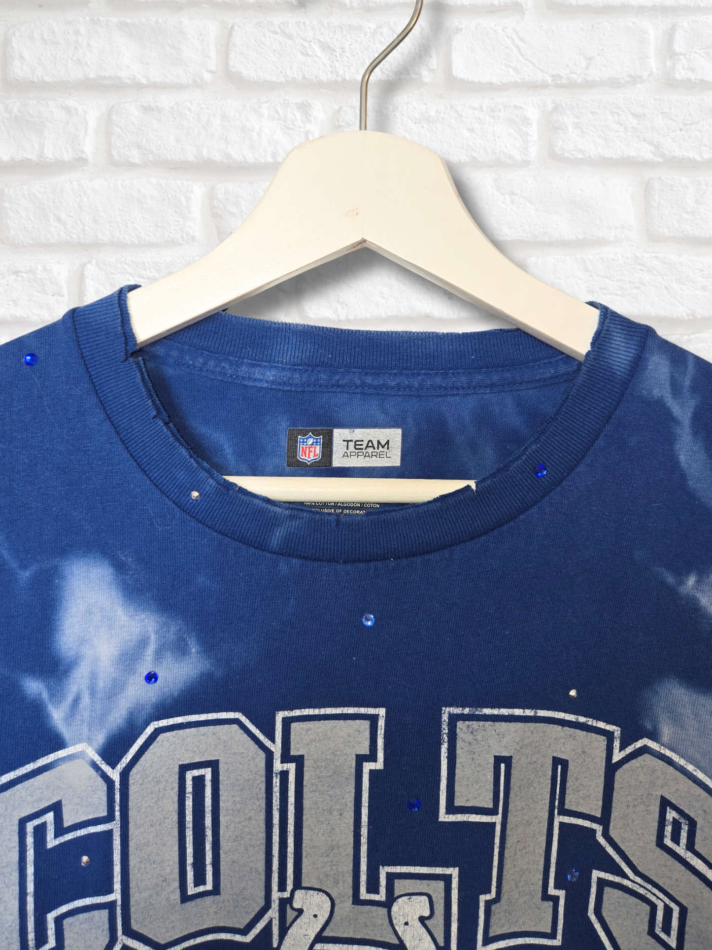 Indianapolis Colts Crop Top- Large