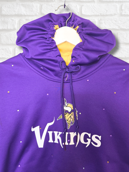 Minnesota Vikings Crop Hoodie
