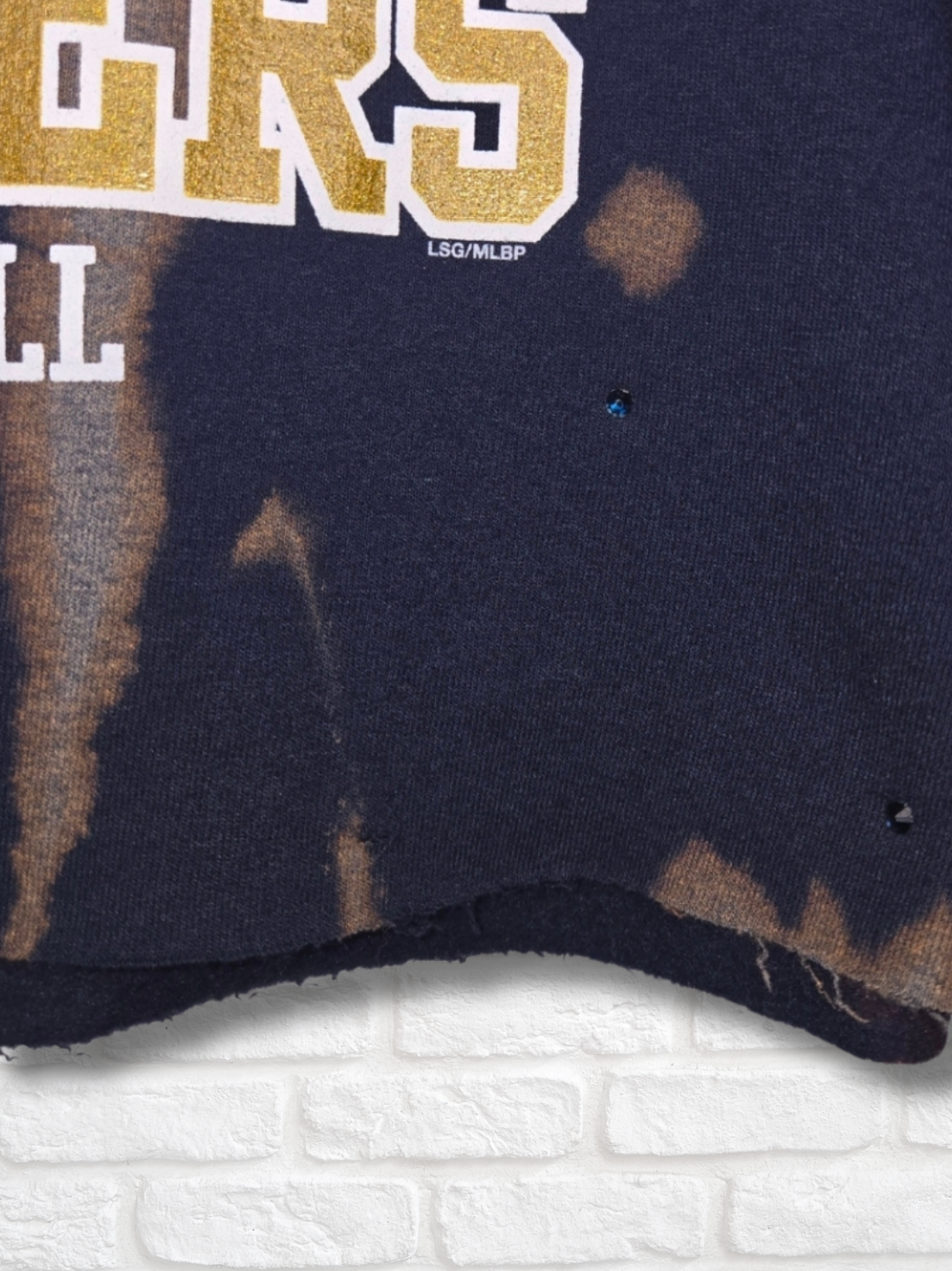 Milwaukee Brewers Crop Hoodie- Medium