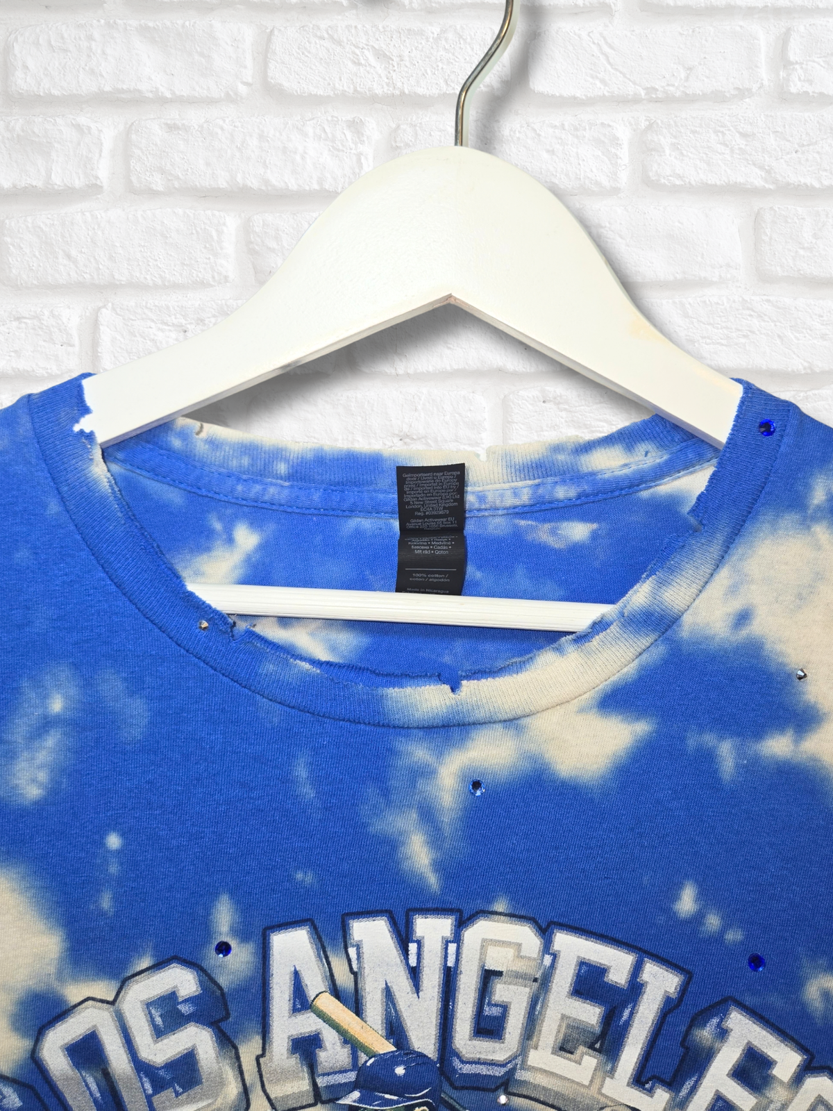Los Angeles Dodgers Crop Top  - Large