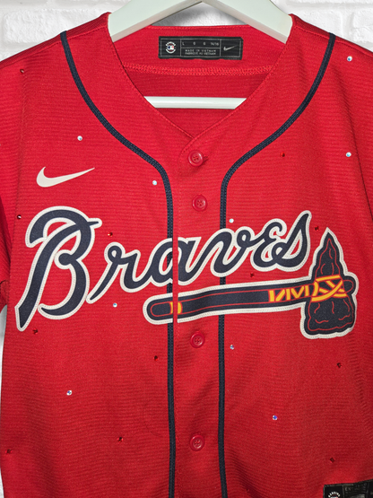 Atlanta Braves Crop Jersey- Small