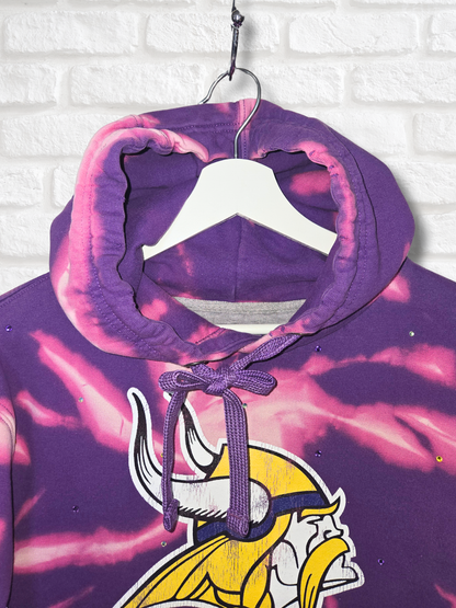 Minnesota Vikings Crop Hoodie- Small