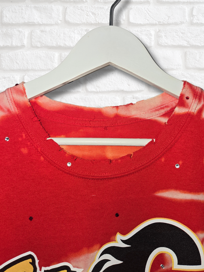 Calgary Flames Crop Top- Large