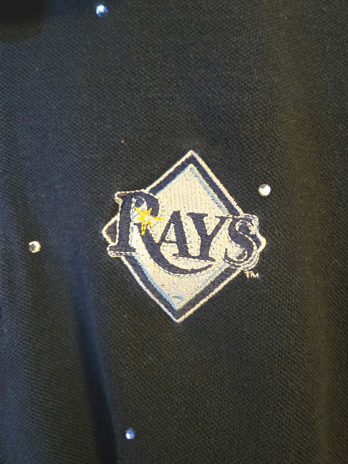 Tampa Bay Rays Crop Polo- Medium