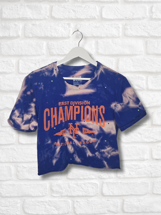New York Mets Crop Top - Medium