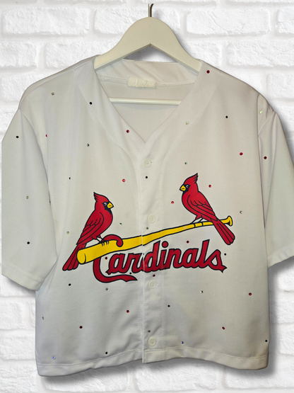 St. Louis Cardinals Crop Jersey- XL