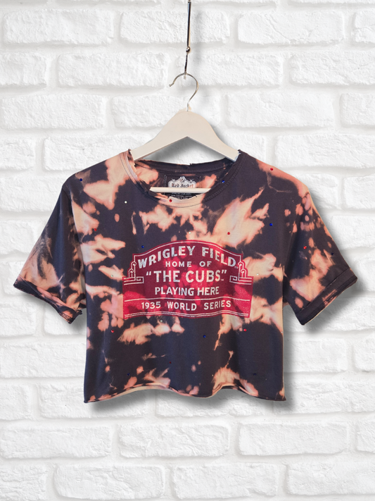 Chicago Cubs Crop Top- Small