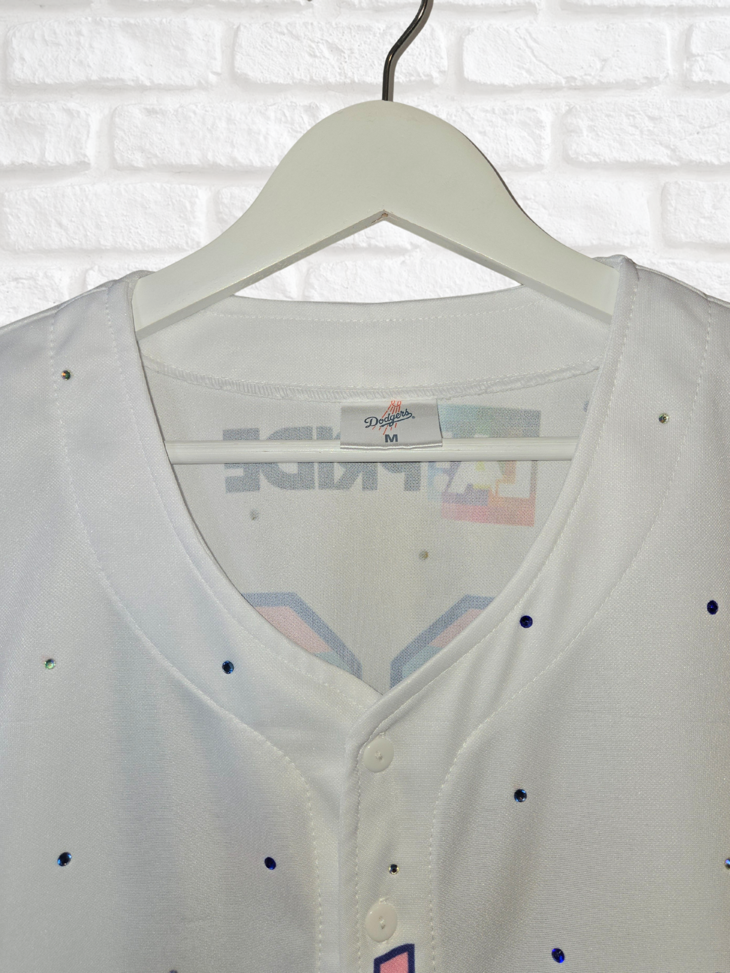 Los Angeles Dodgers Pride Crop Jersey - Medium
