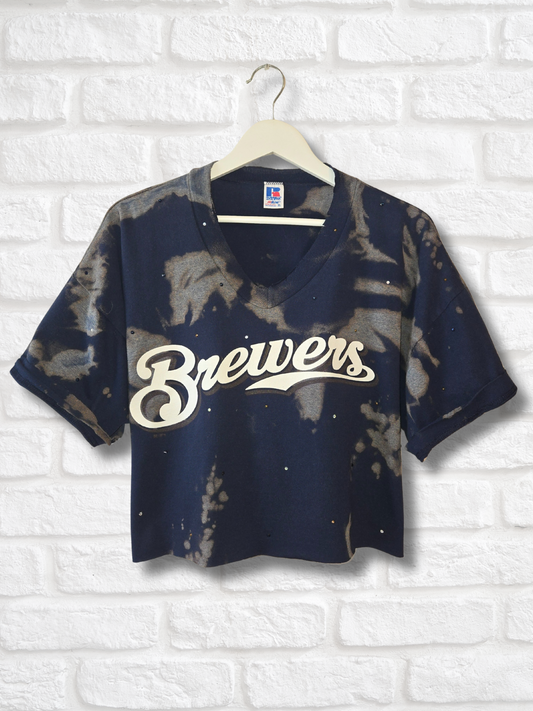 Milwaukee Brewers Crop Top- XL