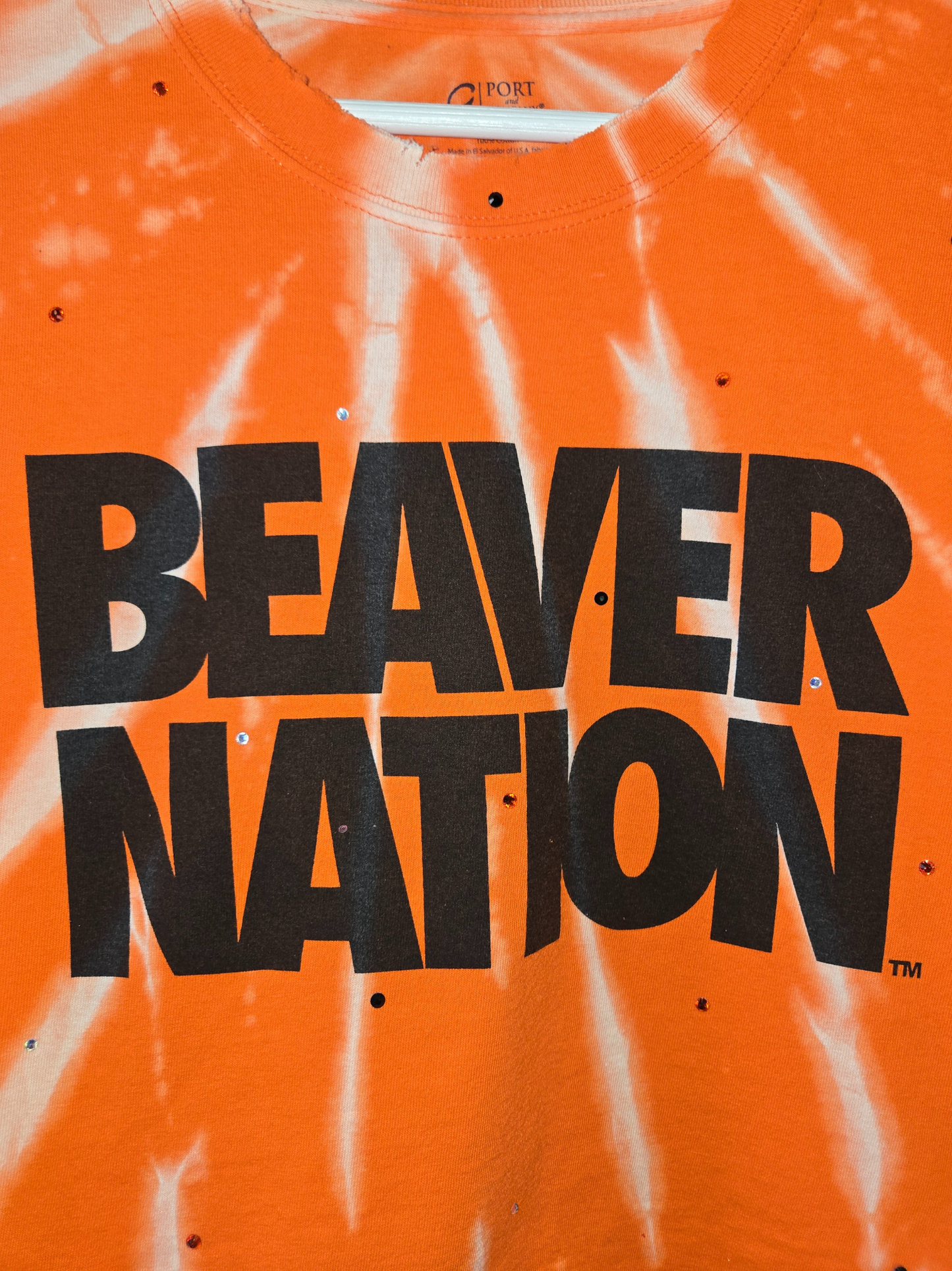 Oregon State Beavers Crop Top- Large