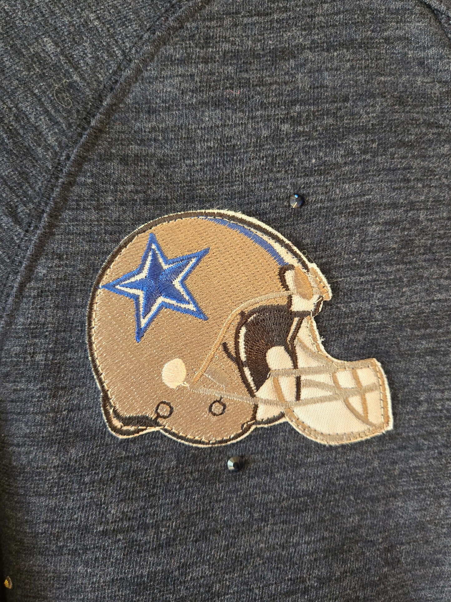 Dallas Cowboys Crop Zip-Up Sweatshirt