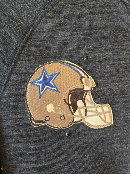 Dallas Cowboys Crop Zip-Up Sweatshirt