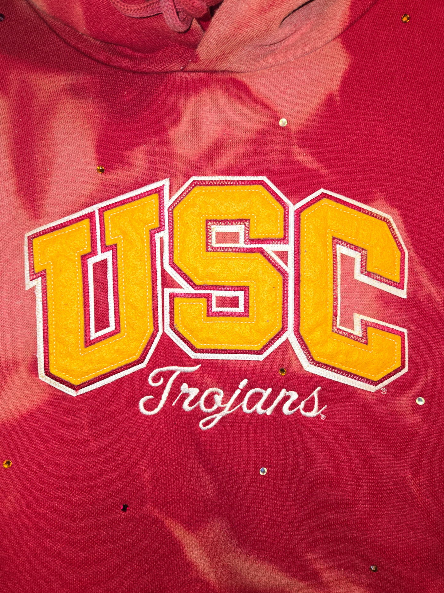 USC Trojans Crop Hoodie