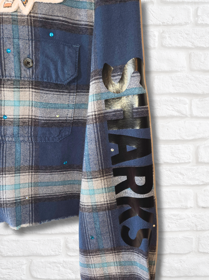 San Jose Sharks Crop Flannel