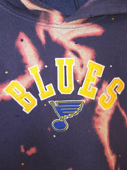 St. Louis Blues Crop Hoodie