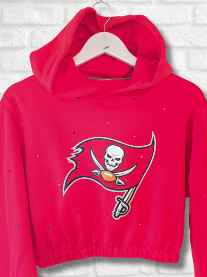 Tampa Bay Buccaneers Crop Hoodie