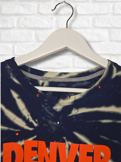Denver Broncos Long Sleeve Crop Top