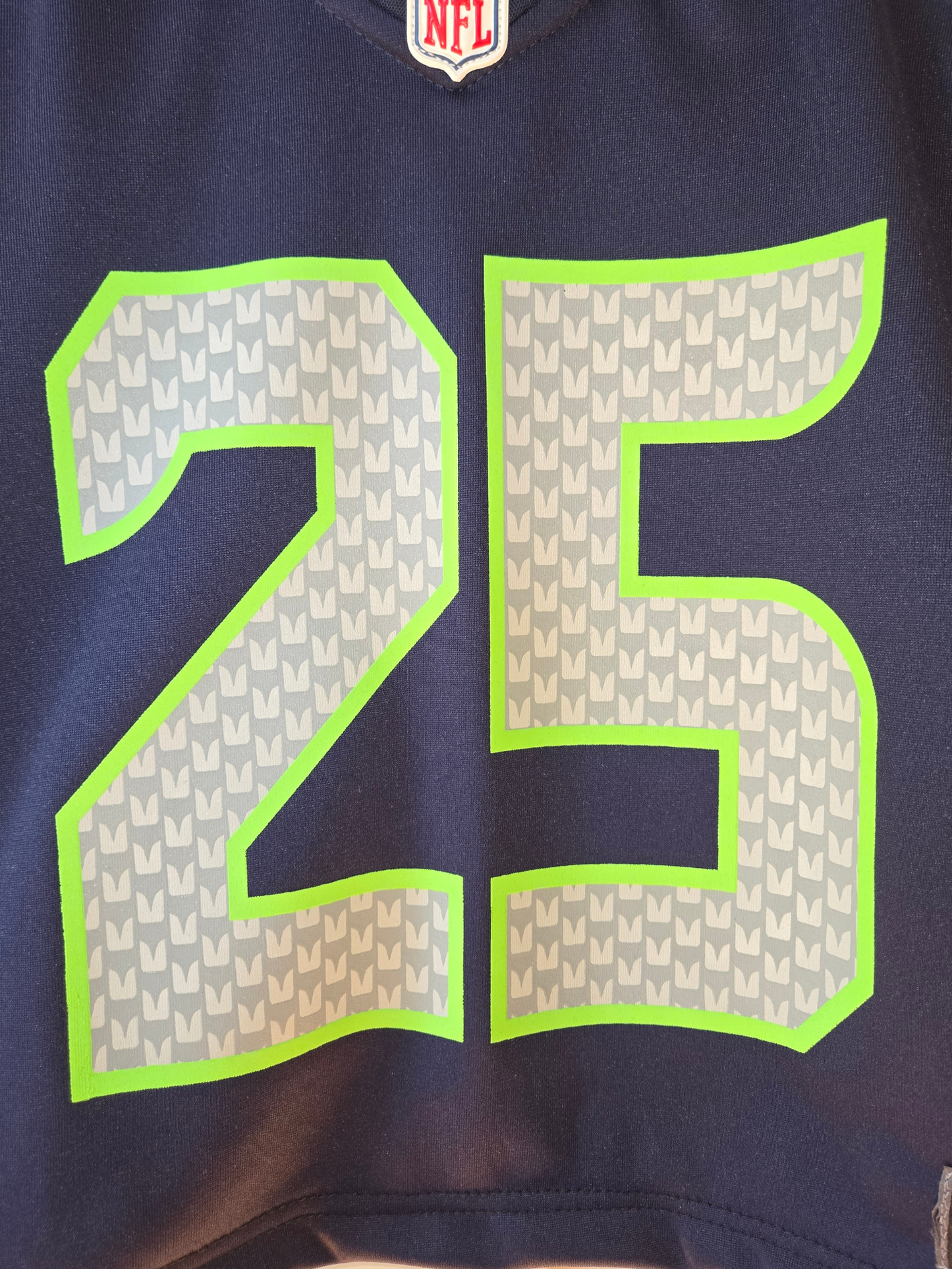 Seattle Seahawks Rhinestone Crop Jersey
