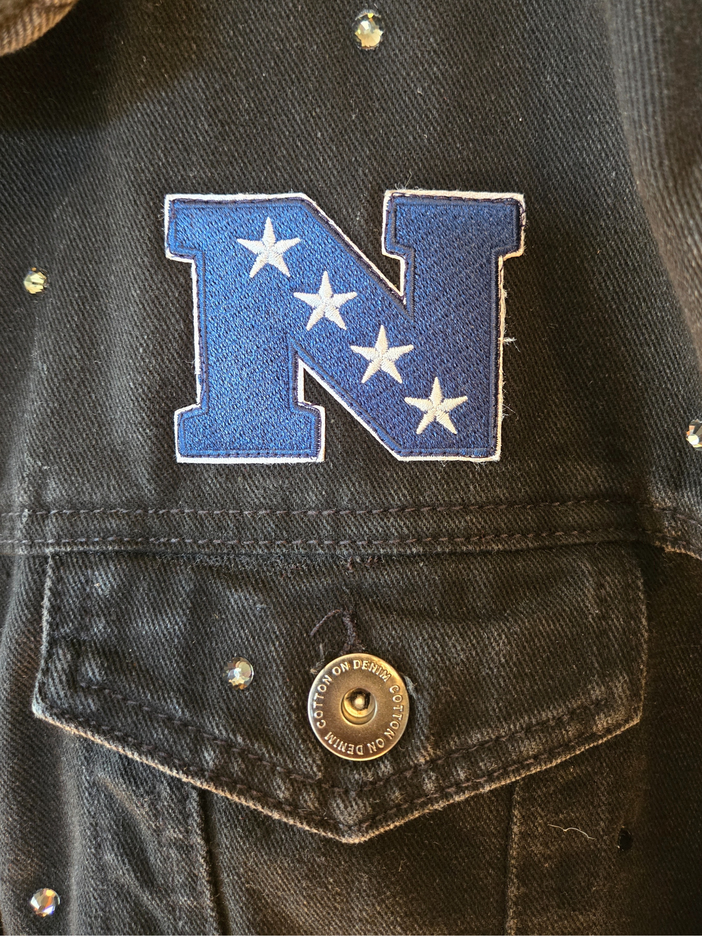 Seattle Seahawks Sherpa Lined Denim Jacket