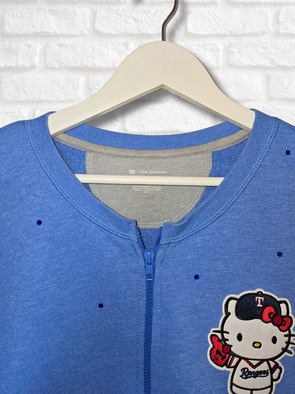 Texas Rangers HK Crop Zip-Up Sweatshirt