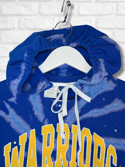 Golden State Warriors Crop Hoodie - Small