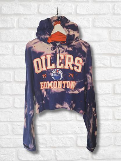 Edmonton Oilers Crop Hoodie