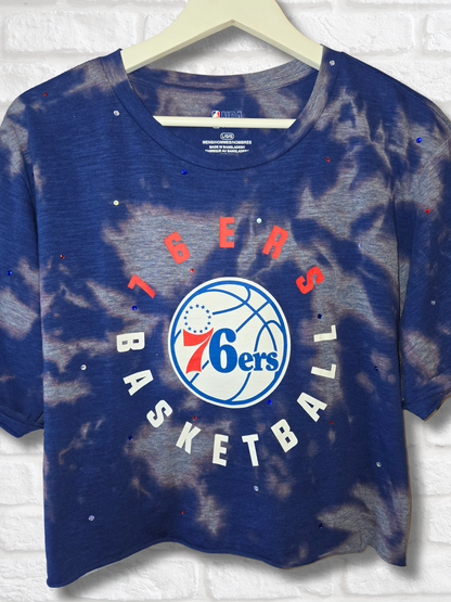 Philadelphia 76ers Crop Top  - Large