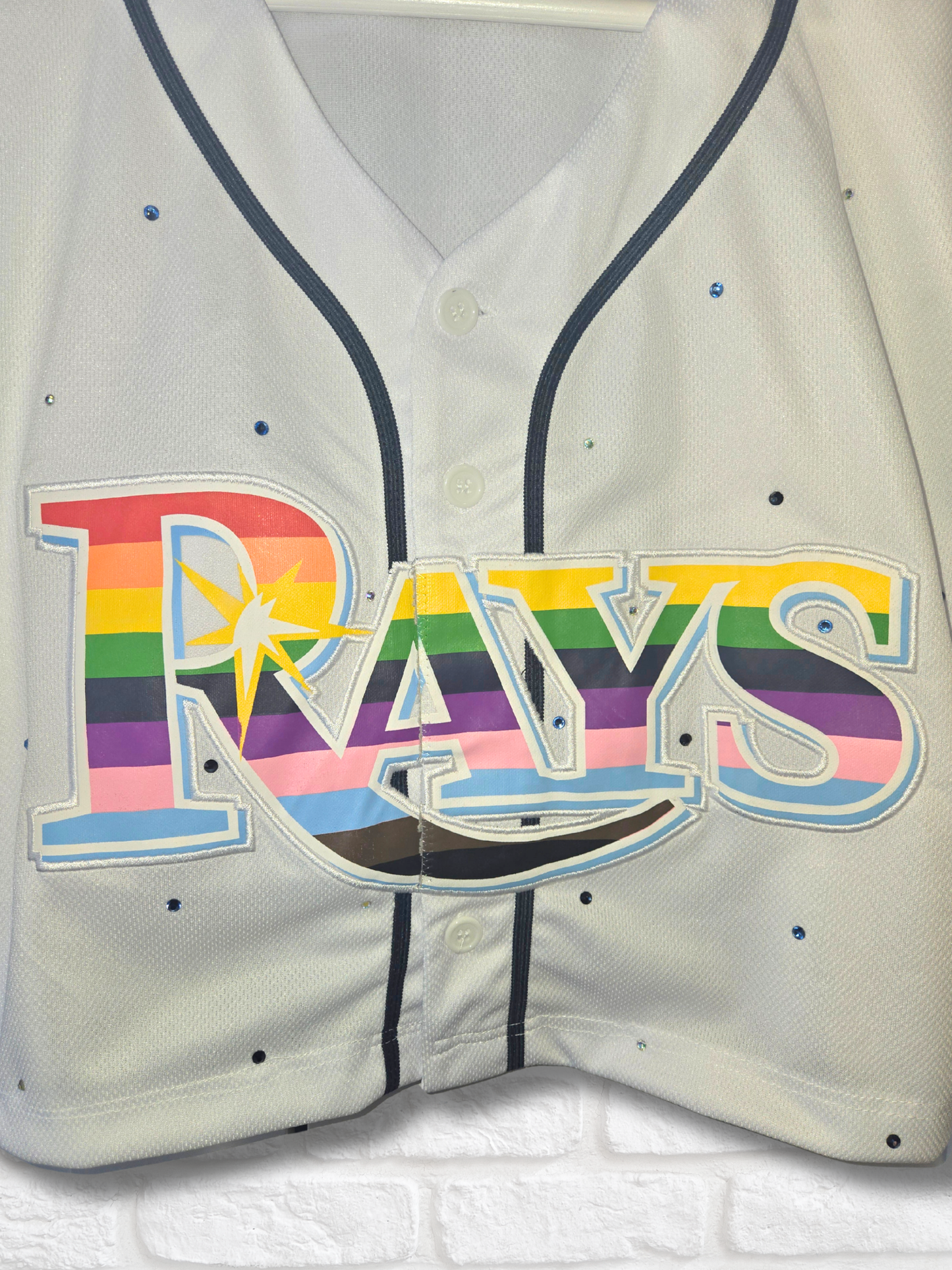 Tampa Bay Rays Pride Crop Jersey
