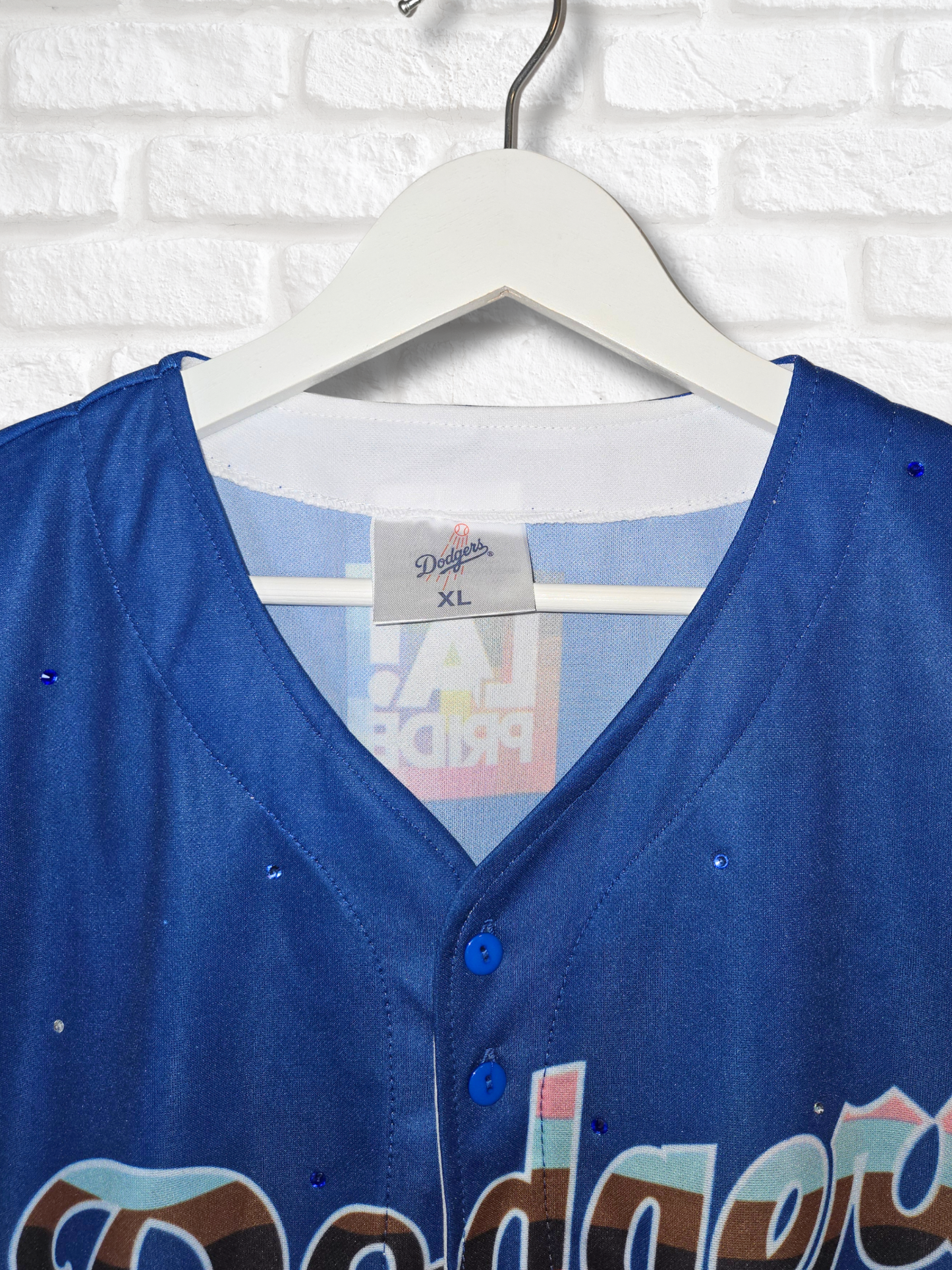 Los Angeles Dodgers Pride Crop Jersey - XL