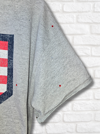 Los Angeles Dodgers Stars & Stripes Crop Top- XL