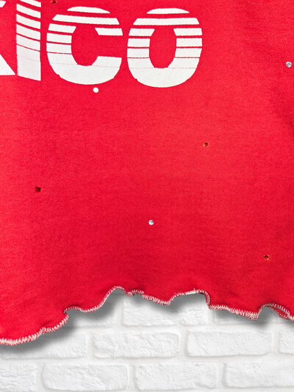 Team Mexico Ruffle Crop Top -  Large
