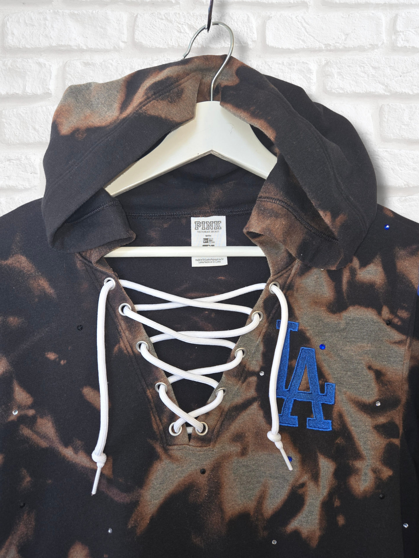 Los Angeles Dodgers Crop Hoodie - Medium