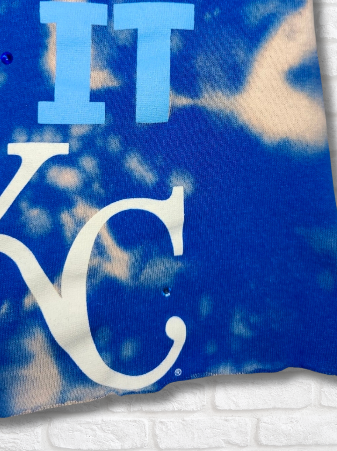 Kansas City Royals Crop Top- Small