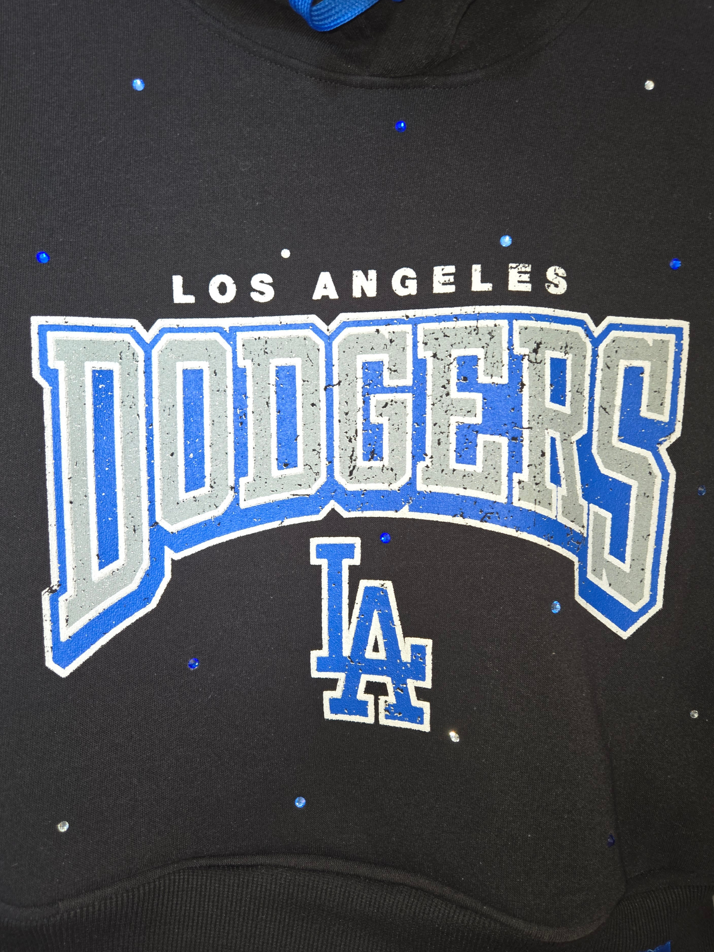 Los Angeles Dodgers Crop Hoodie - Medium