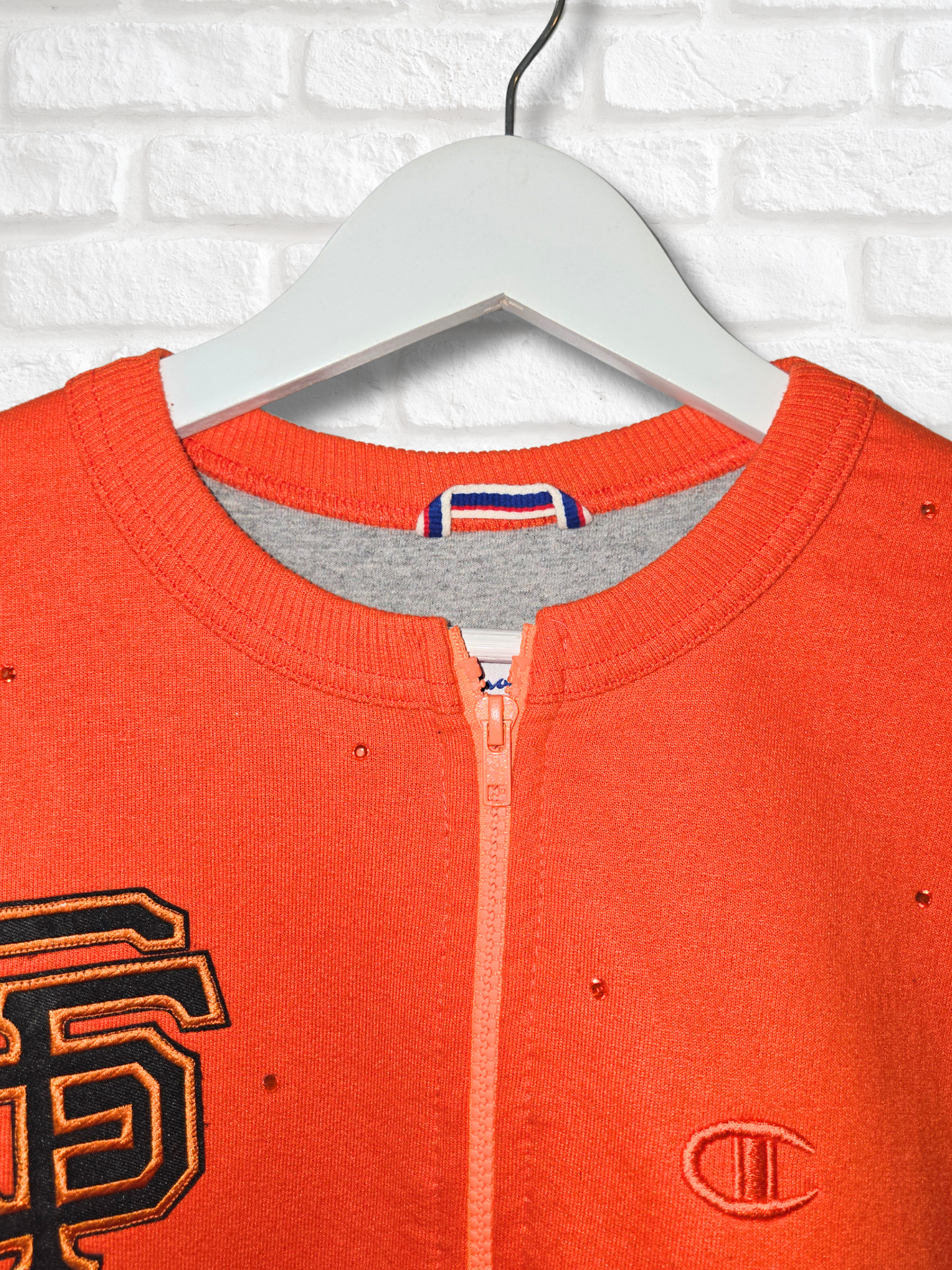 San Francisco Giants HK Crop Zip-Up Sweatshirt- Medium