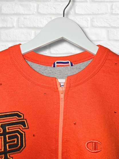 San Francisco Giants HK Crop Zip-Up Sweatshirt- Medium