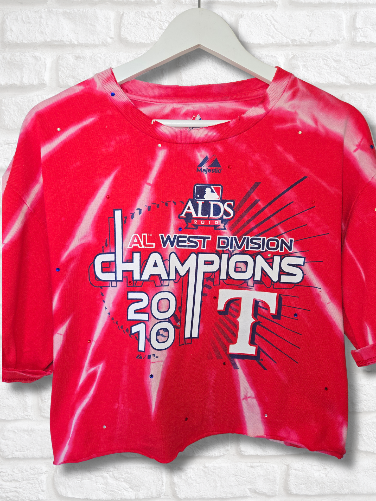 Texas Rangers Crop Top- Large